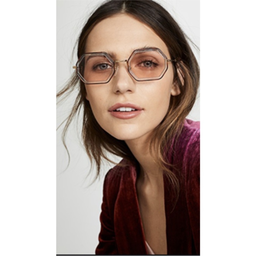 Chloe CE146S Tally Octagonal Sunglasses Pink Lens